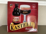 Vintage Kasteel Rouge Castle Brewery Belgium Metal Sign