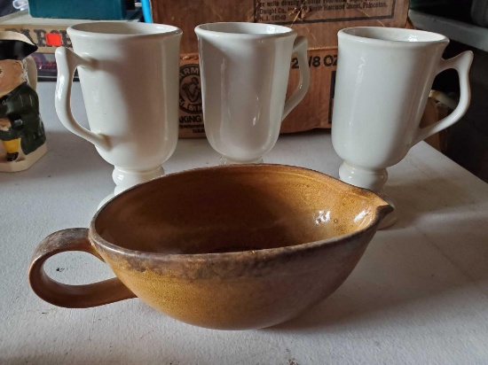 (4) Piece American Pottery Including McCoy and Hall