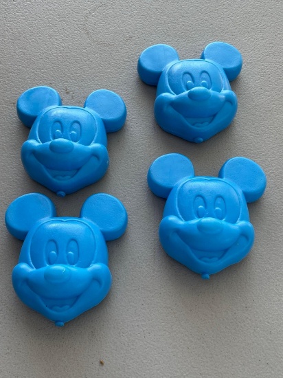 (4) DISNEY ICE PACKS FOR LUNCH BOX, MICKEY MOUSE
