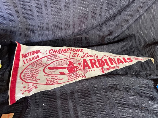 Vintage Pennant ST LOUIS CARDINALS, felt