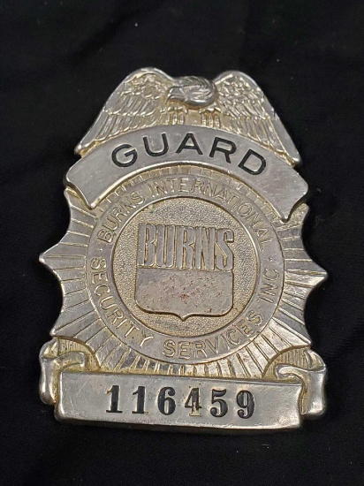 Vintage Badge - #116459 Security Guard
