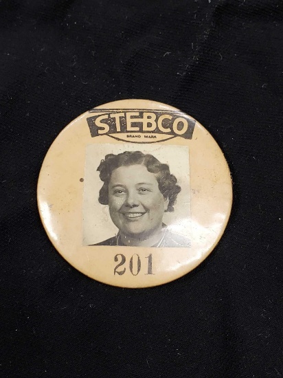 Vintage Employee Badge Pin - #201 STEBCO