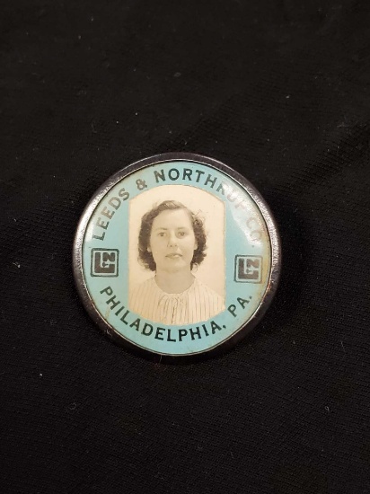 Vintage Employee Badge Pin - LEEDS & NORTHRUP CO. PHILIDELPHIA, PA.