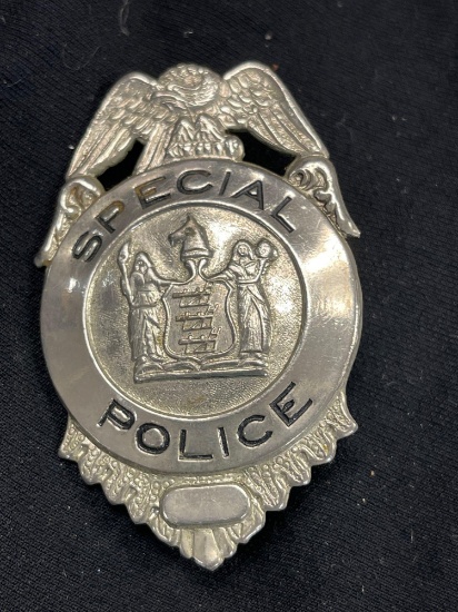 Silver Special Officer Pin on Shield Badge