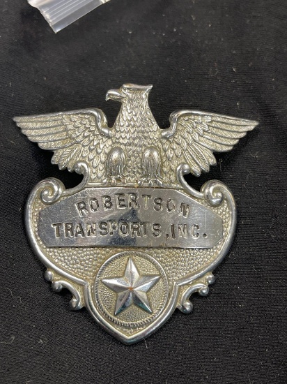 Vintage Defense Transportation Company Hat Badge