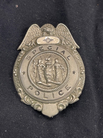 VINTAGE BADGE, SPECIAL POLICE