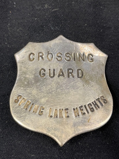 VINTAGE BADGE, CROSSING GUARD, SPRING LAKE HEIGHTS