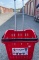 USEFUL RED GOCART FOR SHOPPING, LAUNDRY, CLEANING