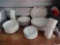 40 pc. (8 place settings) NEWCOR STONEWARE DINNERWARE,MEADOWLAND, VINTAGE