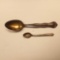 Pair of Vintage Sterling Spoons, Webster and Gorham; Weights pictured