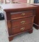 One of a pair, Bassett, 2 drawer bedside table