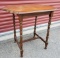 ATHENS TABLE COMPANY SCALLOPED SIDE ENTRYWAY TABLE
