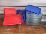 PYREX CONTAINERS INCLUDING 6 cup and 3 cup