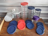 PYREX and ANCHOR HOCKING Glass Storage with lids