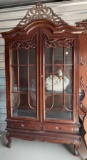 Antique China, Hutch , with key
