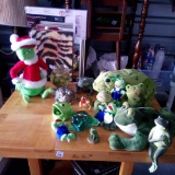 FEELING FROGGY!? LOTS OF DECOR FROGS INCLUDING HEAVY AND STUFFED