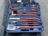 19 piece Grilling Set in case