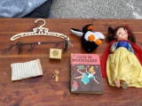 VINTAGE GROUPING INCLUDING SNOW WHITE, OLD TROLL, ALICE IN WONDERLAND,