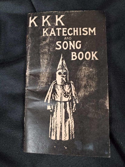 VINTAGE KKK KATECHISM and SONG BOOK, HISTORICAL ARTIFACT