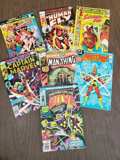 (7) FIRST EDITIONS MARVEL AND DC COMICS