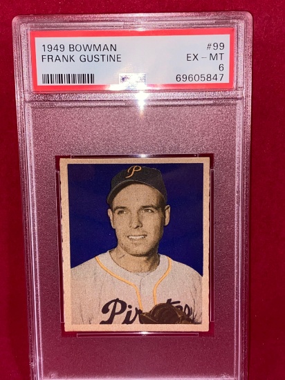 1949 Bowman Frank Gustine #99 PSA 6 EX-MT