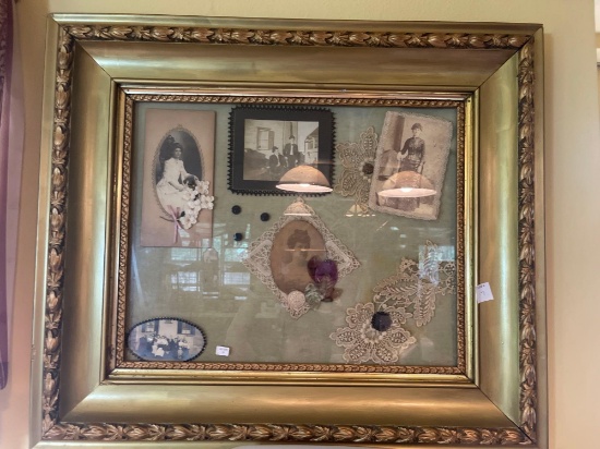 Beautifully Framed 19th Century Photo Collage