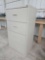 Lateral File Cabinet, 4 Drawers, Molded Pulls