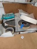 Huge lot of backed felt tape and weather stripping