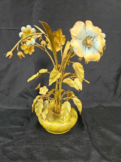 Mid-century style metal floral arrangement.