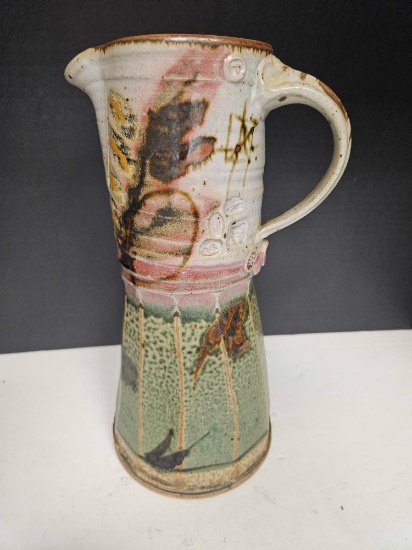 Signed* POTTERY TALL PITCHER