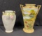 Pair of Vintages Hand-painted vases