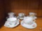 Vintage Bone China Teacup sets including KPM Germany, Royal Stuart, Royal Vale