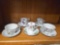 Vintage Cups and Saucers sets including Fine Bone, Hawaii Souvenir, Rosina,