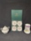 Vintage Minton English Bone China, Signed Jane Schmidt Vase, Sugar Dish England