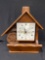Vintage New England Clock Co. -Home To Thanksgiving- Water Wheel Wall Clock
