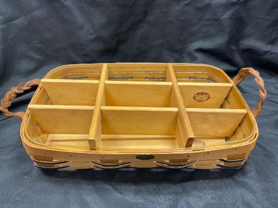 Vintage Peterboro Basket, sectioned