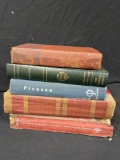 (5) ANTIQUE AND VINTAGE BOOKS INCLUDING RADIO AMATEURS HANDBOOK 1948, THE DECAMERON, 1949