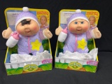 PAIR OF CABBAGE PATCH LULLABY BABIES, NEW