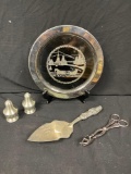 A Pair of H.S. Konge Tinn Pewter and Vintage Godinger and More