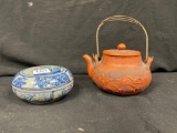 Vintage Design, Japan, Kettle and Dish with Lid