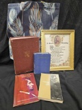 Vintage Religious Books including Abraham Lincoln and Wall poetry