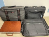 Vintage SAMSONITE hard Breifcase, suitcases travel bags, including rolling.