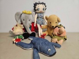 Vintage Plush - BABAR, BETTY BOOP, POOH, AND MORE