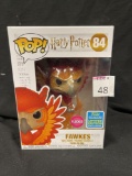 Funko Pop 84 Fawkes Harry Potter, Flocked Limited Edition 2019 Summer Convention