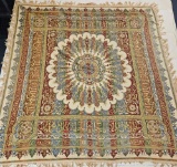 Antique/Vintage Moorish Islamic (?) Tapestry Throw with Arabic Writing