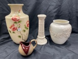Pottery Grouping, vases, pitcher