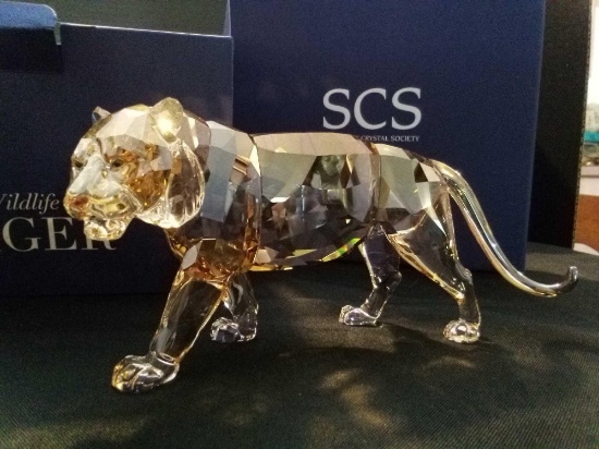 SWAROVSKI SCS 2010"ENDANGERED WILDLIFE" BENGAL TIGER