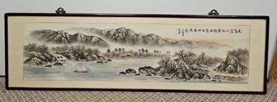 6 ft. LARGE Chinese Scroll painting Landscape