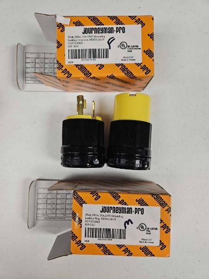 Journeyman-Pro 30 Amp, Plug & Connector Set, Electrical, Plumbing, Marine