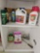 2 Shelf grouping of yard chemicals and bugsprays